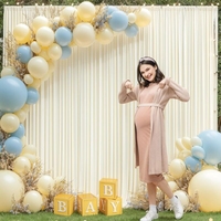 Rideau de fond de scène moderne sur mesure en spandex de haute qualité 3x3 m pour événements, mariages et fêtes - Vente en gros