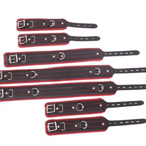 Adjustable <b>Leather</b> <b>Wrist</b> <b>Cuffs</b> with Quick Release Buckles - Product Image 4