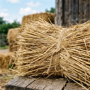 Standard Grade Barley <b>Straw</b> Hay <b>Bales</b> For Cattle Fiber Feed Stored In Cool Dry Place For Sale Chewing and Feeding - Product Image 1