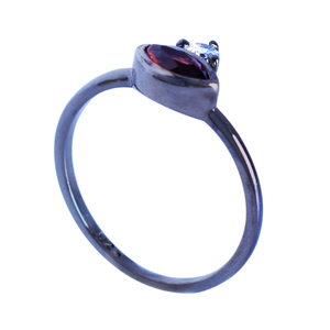 Nuevo Anillo de Plata de Ley 925 Hecho a Mano, Elegante, 100% Puro, con Gema de Amatista Natural Facetada, Clásico, Recién Llegado, en Oferta, Moderno - Product Image 2