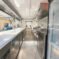 Remorque alimentaire mobile carrée avec norme DOT |   Camion de restauration pas cher pour friteuse, crème glacée et restauration rapide