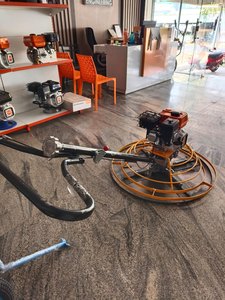 High Performance <b>Walk</b> Behind Power Trowel Cement Floor Finishing <b>Machine</b> Electric Start Industrial Surface Polisher Pro Edition - Product Image 4