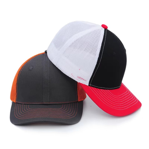 Wholesale Custom Trucker Cap Mesh Back Baseball <b>Hat</b> Adjustable Snapback <b>Summer</b> Outdoor Casual Sports Cap Plain Blank Design - Product Image 1