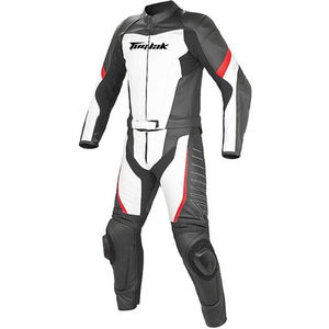 Combinaison de moto pour homme au design optimal, en cuir véritable, coupe-vent, imperméable, ignifuge, respirante, légère, grande taille, anti-UV - Product Image 1