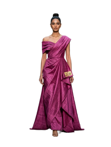 ASHMITAS COLLECTIONS Silk Floor-Length Women's Saree Modern Style Wrinkle-Free Quick-Dry Wedding <b>Prom</b> <b>Party</b> Diwali - Product Image 2