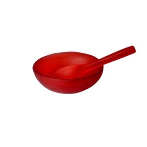 Ensemble de vaisselle en résine aspect marbre de luxe, écologique, sûr pour les fruits, assiettes décoratives créatives pour la maison et les fêtes, MOQ - Product Image 3