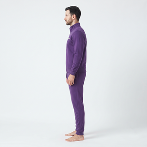 Survêtement personnalisé de haute qualité pour homme, tenue décontractée, ensemble 2 pièces avec fermeture éclair intégrale, idéal pour la gym et le jogging - Product Image 3