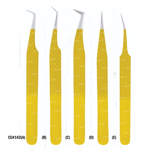 Pince à épiler antistatique en acier inoxydable à pointe en fibre, manuelle, OEM, multi-usage, antidérapante, pour professionnels (vente en gros) - Product Image 4