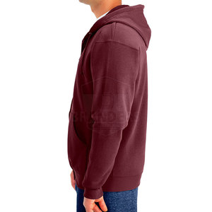 <b>Men</b> Utility <b>Work</b> <b>Hoodie</b> Zip Up Heavy Duty Hoodies With Reinforced Stitching For Outdoor <b>Work</b> And Daily Wear - Product Image 4