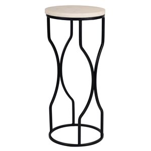 Durable Traditional <b>Square</b> Metal Marble Eco-Friendly Furniture Side <b>Table</b> for Indoor Multi Use Living Areas Offices Lounges - Product Image 4