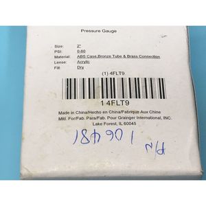 Manomètre Grainger 106481, remplissage à sec, 174056 - Équipements et pièces semi-conductrices de renommée mondiale chez Grainger - Product Image 4