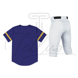 Uniforme de Béisbol Personalizado Nuevo a Precio Razonable Uniforme de Béisbol Unisex de la Mejor Calidad Uniforme de Béisbol de Poliéster al por Mayor - Product Image 5