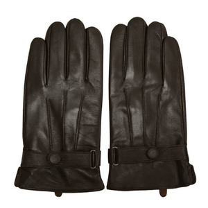 Guantes de cuero PU de alta resistencia diseñados para uso industrial y utilitario con cuero sintético resistente y protección fuerte para la palma de la mano - Product Image 4