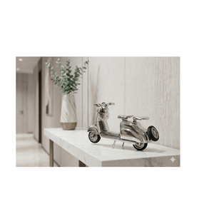 Modelo Decorativo Retro de Metal de la Mejor Calidad, Scooter Vespa LD Vintage, para Decoración del Hogar u Oficina, Disponible para la Venta - Product Image 1