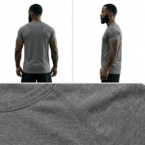 เสื้อยืดสตรีทแวร์แบบเรียบ ย้อมสีเอซิด 100% ผ้าฝ้าย เสื้อยืดคอกลมทรงโอเวอร์ไซส์สำหรับผู้หญิง เสื้อยืดวินเทจ เสื้อยืดยูนิเซ็กส์ ผ้าเจอร์ซีย์ - Product Image 4