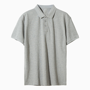 Camiseta Casual de Manga Corta para Hombre, de Algodón Grueso y Transpirable, con Patrón Sólido, para Fabricante de Ropa Personalizada - Product Image 5