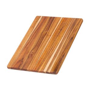 Plateau de service et planche à découper en bois naturel rustique - Forme rectangulaire, épaisseur 2,0 cm, compatible lave-vaisselle - Product Image 3