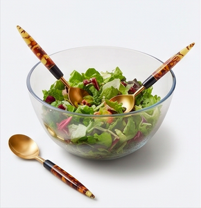 Ensemble de couverts élégants en acier inoxydable doré avec manche en spirale, parfait pour les repas et la vaisselle de cuisine élégante - Product Image 3