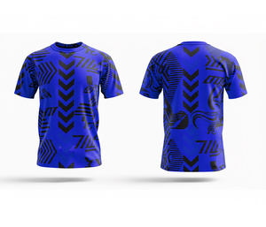 เสื้อยืดพิมพ์ลายแบบซับลิเมชั่นคุณภาพสูง ชุดกีฬาแบบสั่งทำ |   ไซส์ผู้ชาย ผู้หญิง และเยาวชน |   ชุดกีฬาฝึกซ้อมน้ำหนักเบา แห้งเร็ว - Product Image 6