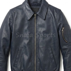 2026 Men's Comfortable Warm Leather Jacket High Quality Customized Winter Coat In Wholesale High Quality Low Price - Product Image 3