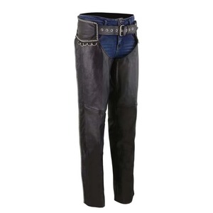 Western Cowboy <b>Chap</b> Fringes Horse <b>Riding</b> Cowhide Leather Pants Horse <b>Riding</b> <b>Chaps</b> Black Color Leather <b>Chaps</b> for Unisex Wear - Product Image 2