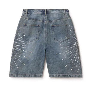 Pantalones Cortos de Hombre con Pedrería a Precio Razonable, Última Moda, Calidad Premium, Antiarrugas, Diseño Único - Product Image 2