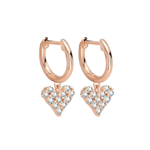 925 Sterling Silver Love Flower Knot Half Hoop <b>Earrings</b> D E Color VVS1 <b>Moissanite</b> Trendy Fashion Jewelry <b>Earrings</b> for Women Gift - Product Image 3