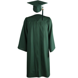 Birrete y Toga de Graduación Universitaria en Varios Colores, Disfraz de Graduado, Birrete de Graduación Escolar, 100% Poliéster, Unisex - Product Image 5