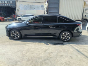 Voiture électrique familiale compacte noire d'occasion 4x4, véhicule à énergie nouvelle, voiture à batterie pour adultes - Product Image 4