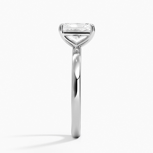 Anillo BOJ 73 con Corte Radiante, Plata 925, Halo de Diamantes, Anillo Solitario con Piedra de 2ct, Color D, VVS1, Moissanita, Certificado GRA, Precio Bajo - Product Image 3