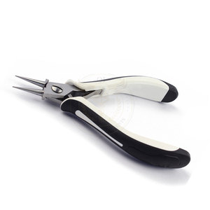 Pince à bijoux en acier inoxydable de haute qualité, outil professionnel de perlage, construction durable pour la fabrication de bijoux - Product Image 1