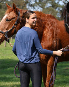 Vêtements d'équitation professionnels pour femmes, manches longues, légers, respirants, hauts d'entraînement d'équitation, personnalisables - Product Image 4