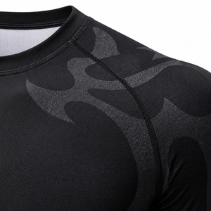 Trendy <b>Men</b> <b>Rash</b> <b>Guard</b> Made With Premium Fabric Flexible Construction Comfortable Fit Reinforced Seams And Reliable Finishing - Product Image 6