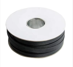 Hifi Audio Cable Sleeving Tube Black Cotton <b>Speaker</b> Special Shock Absorber Braided Sleeve Cable Sleeves for Power Audio <b>Wire</b> - Product Image 2