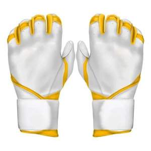 Gants de frappe de baseball à manchette longue, logo personnalisé, cuir de chèvre, unisexe, adultes et jeunes, pour baseball et softball - Product Image 6