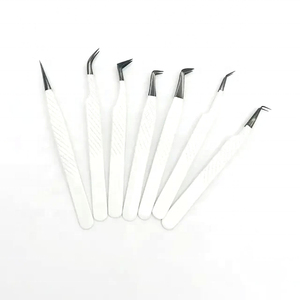 Pince à cils en acier inoxydable pour extensions de cils, outil professionnel d'extension de cils 884 - Product Image 5