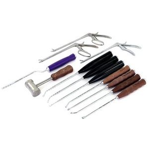 Juego de Instrumentos de Cureta Lumbar de Acero Inoxidable de Grado Hospitalario, Herramientas Reutilizables para Cirugía de Columna Vertebral, Ortopedia y Neurocirugía - Product Image 3