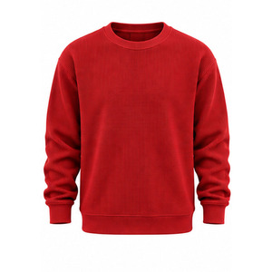 <b>Men</b> Waffle Knit Sweatshirt Crew Neck Textured Long Sleeve Casual <b>Thermal</b> Pullover <b>Top</b> Custom OEM Activewear Manufacturer Factory - Product Image 1