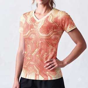 Hauts d'entraînement pour un style de vie actif, sports de plein air, tissu de qualité supérieure, coupe extensible, coutures durables, hauts d'entraînement pour femmes - Product Image 1