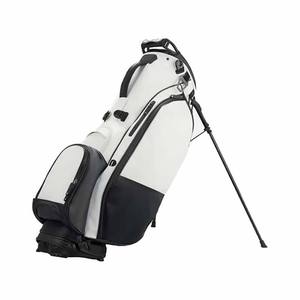 Sac de golf léger en cuir synthétique avec support stable intégré et poignée ergonomique pour une portabilité facile sur le parcours - Product Image 6