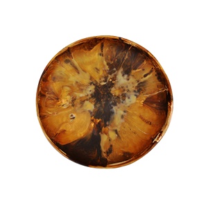 Bols à fruits et à salade en résine de taille moderne et écologiques avec des bols de service faits à la main de qualité supérieure Disponibles en plusieurs couleurs - Product Image 1