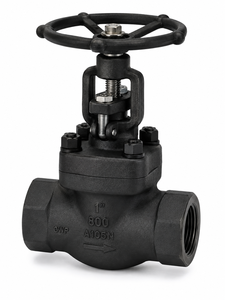 วาล์วทรงกลมเหล็กฟอร์จ ASTM A105 ขนาด 1 นิ้ว ยี่ห้อ C-Way รุ่น Class 800 ฝาปิดแบบ Bolted Bonnet OS และก้านยกแบบ Y พร้อมเกลียว NPT ตัวเมีย - Product Image 1