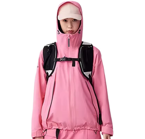 Veste de pluie imperméable d'extérieur avec logo personnalisé, veste coupe-vent softshell unisexe, veste de randonnée - Product Image 1