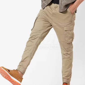 Dernier design, service OEM, pantalon cargo décontracté pour homme, coupe droite, confortable, respirant, lavé, 100% coton, léger, haute qualité - Product Image 4