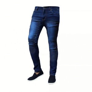Jeans pour hommes à la mode, coupe slim, décontractés, skinny, style streetwear, en denim - Product Image 4
