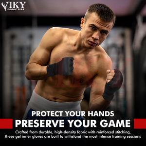 En gros, Bandages de boxe en coton élastique avec logo personnalisé, avec soutien long du poignet, pour entraînement MMA et gants de frappe - Product Image 5