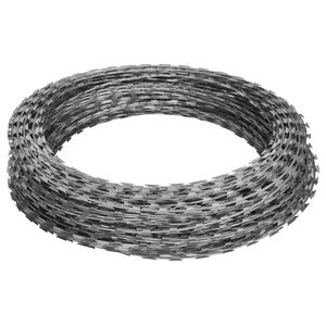 Razor Wires Rollos de alambre helicoidal 2PCs Acero galvanizado 196,9 \ "para suministros de jardín - Product Image 2