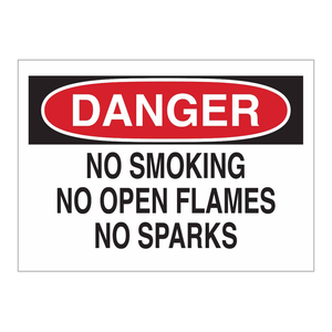 Panneau de signalisation Brady Danger Interdiction de Fumer - Panneau Réfléchissant Pliable pour Sites Industriels - Product Image 2