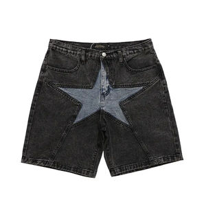 High Street Fashion <b>Elastic</b> <b>Waist</b> <b>Men</b> <b>Denim</b> <b>Shorts</b> Top Quality Custom Sublimated Printing <b>Men</b> <b>Denim</b> <b>Shorts</b> Fitness <b>Shorts</b> - Product Image 3