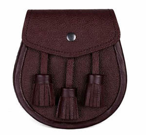 Scottish Leather Sporran Scottish Tartan <b>Kilt</b> Sporran Supplier - Product Image 1